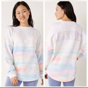 Victoria Secret PINK varsity crew pullover sweatshirt